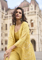 Amulya Sunrise full work fusion 3 pc set