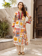 Karen Kaleido Cotton Kurta Pant Set
