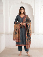 Katy Midnight Printed Suit Set