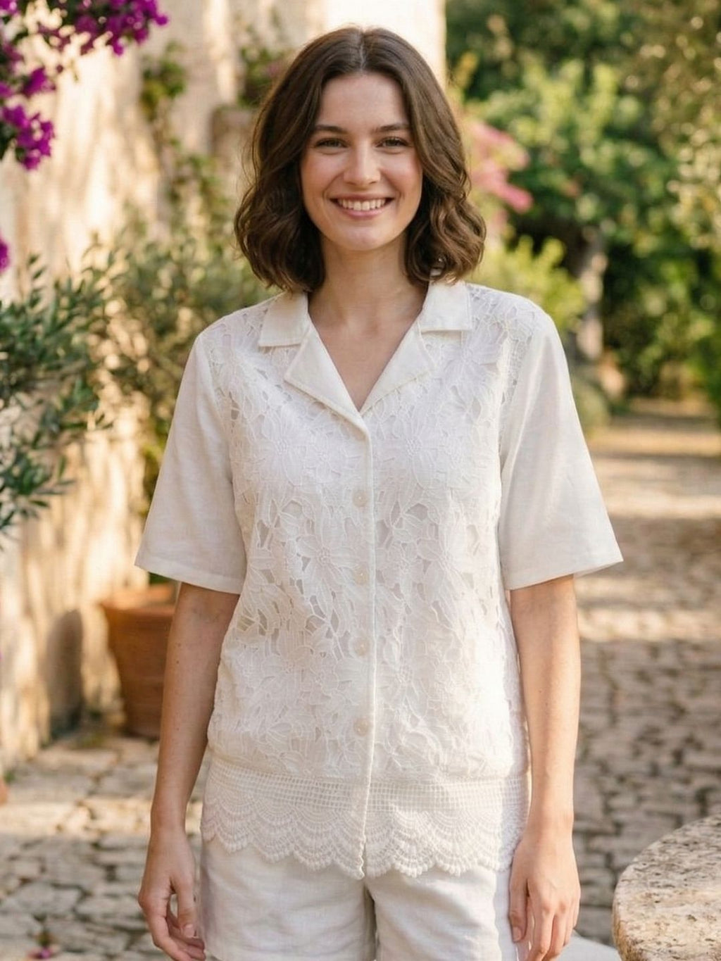 Perka daisy cotton top