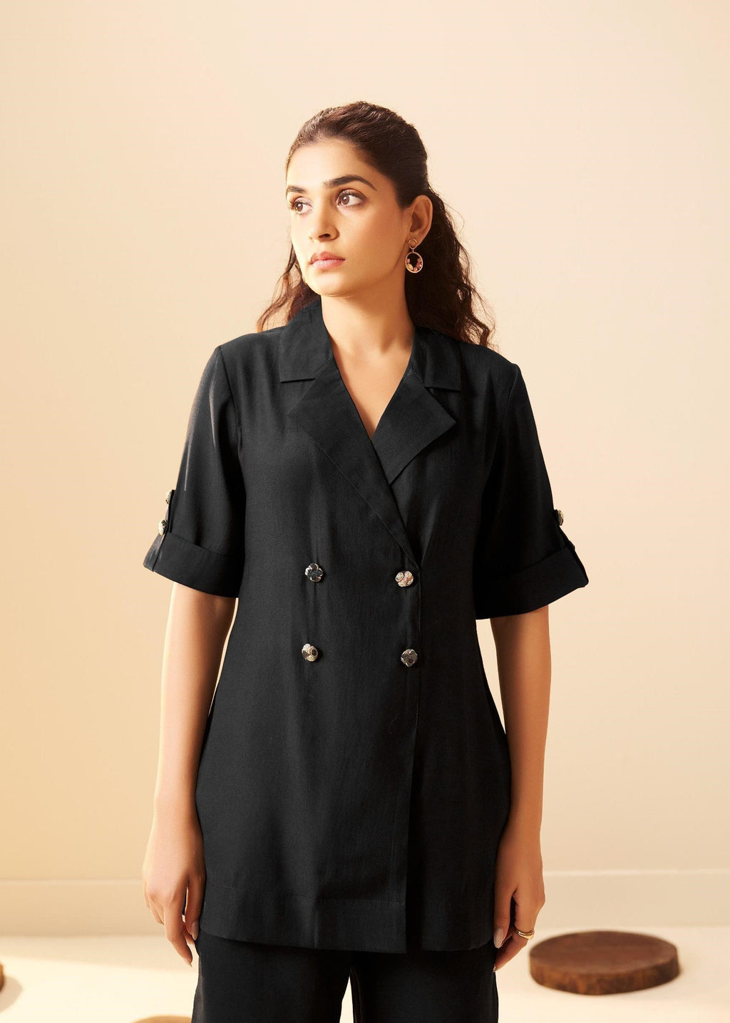 Tisca pitch Embroidery Co-ord set
