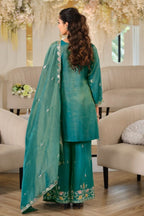 Areesa Teal full work suit set