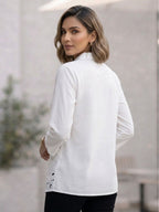 Perka babbles schiffli cotton shirt