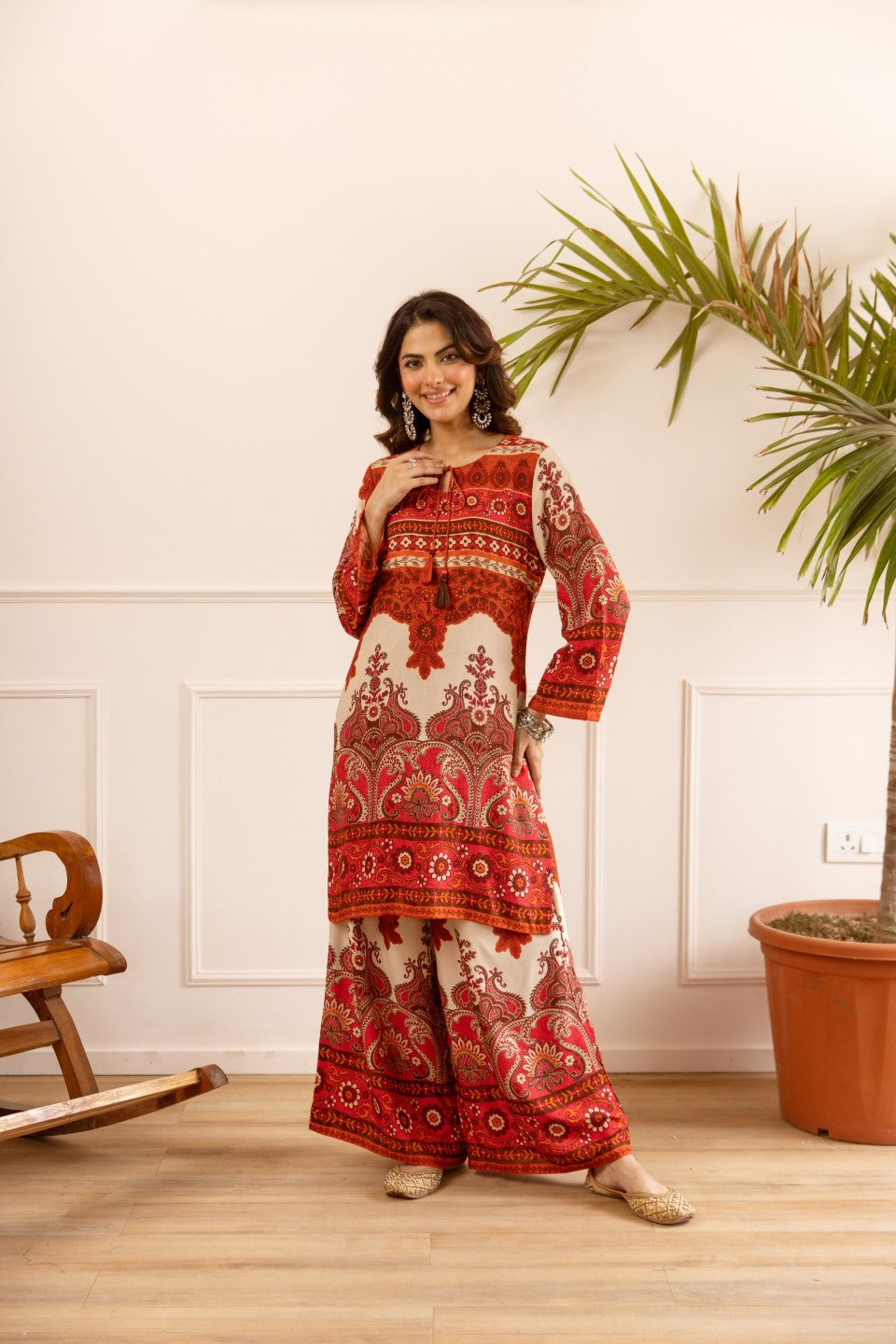 Karen fire cotton co-ord set