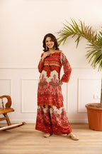 Karen fire cotton co-ord set
