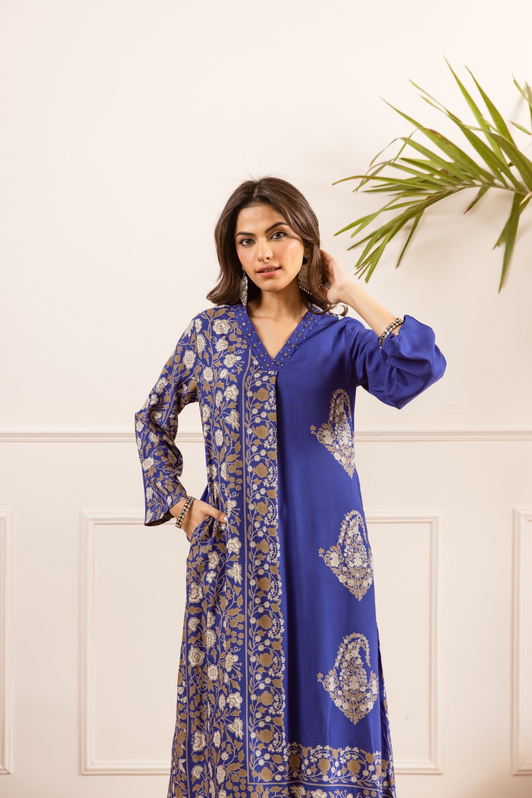 Karen Twilight printed cotton Kurta pant set