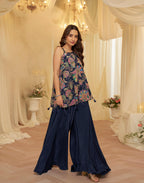 Umaira Azure Designer Fusion Wear set
