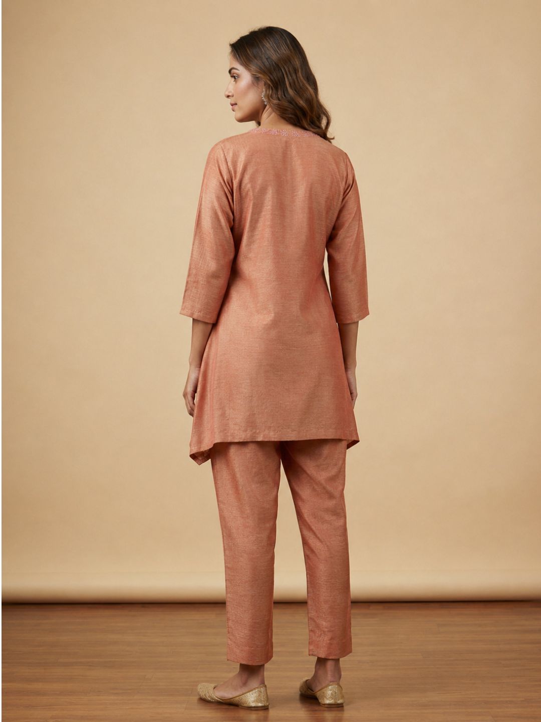 Prisha Jasper Embroidery Cotton Co-ord Set