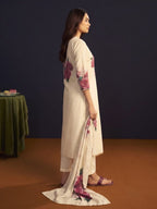 Itrh carnation cotton linen suit set