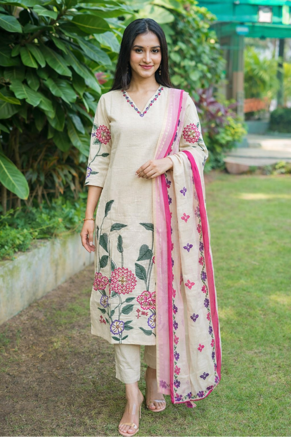 Kartar angel cotton suit set