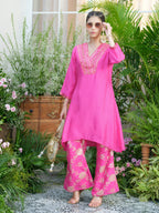 Meera Rose Premium Fusion Set with Jacquard Pants