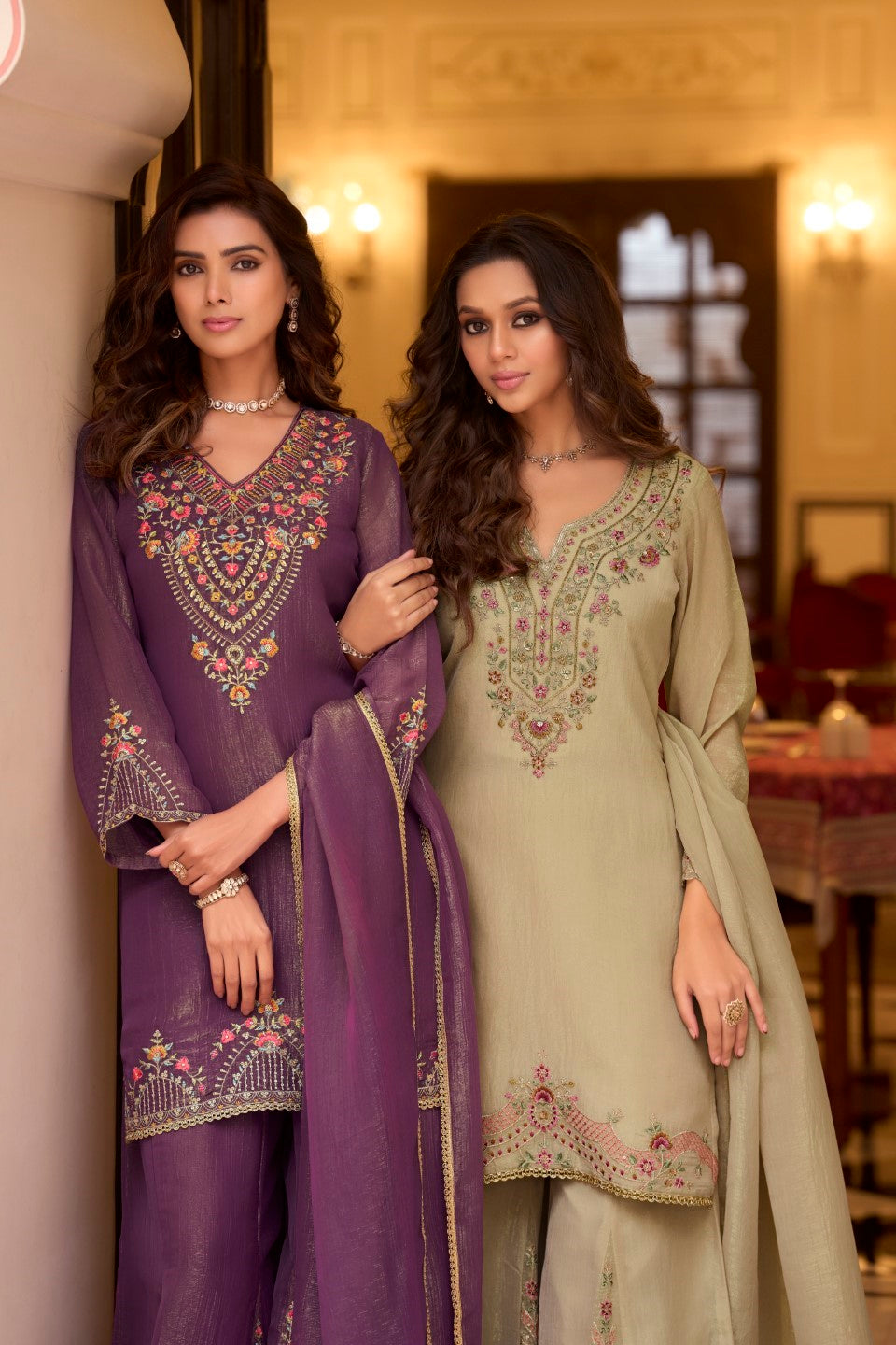Garcha iris full work suit set