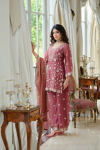 Adab Rouge Full Work Suit Set