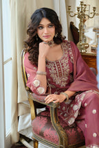 Adab Rouge Full Work Suit Set