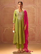 Amaja Moss Full Work Premium Heavy Suit Set
