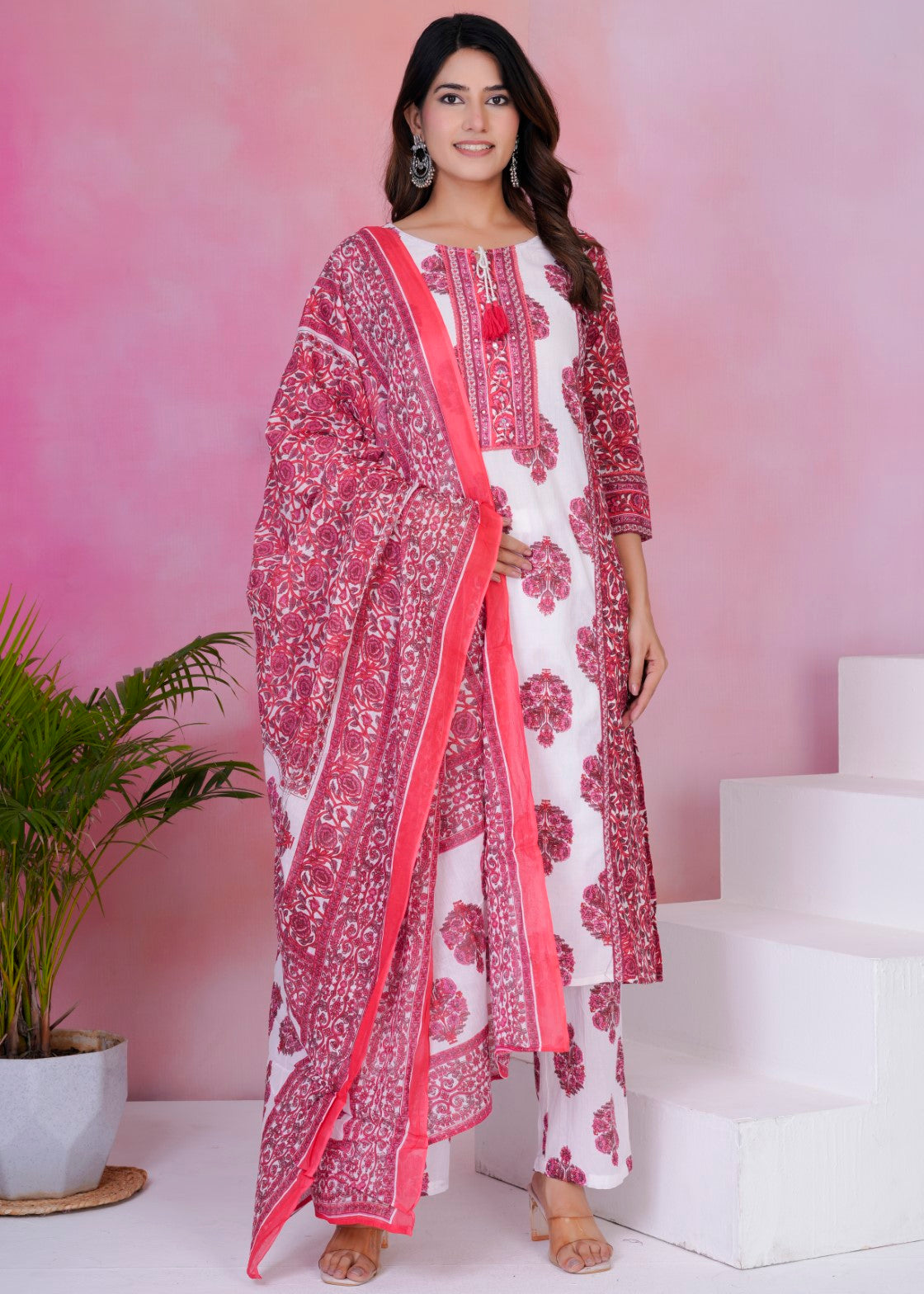 Tanvi Rosie Cotton Suit set