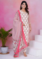 Tanvi Pearl Cotton Suit Set