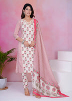 Tanvi Pearl Cotton Suit Set