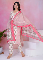 Tanvi Pearl Cotton Suit Set