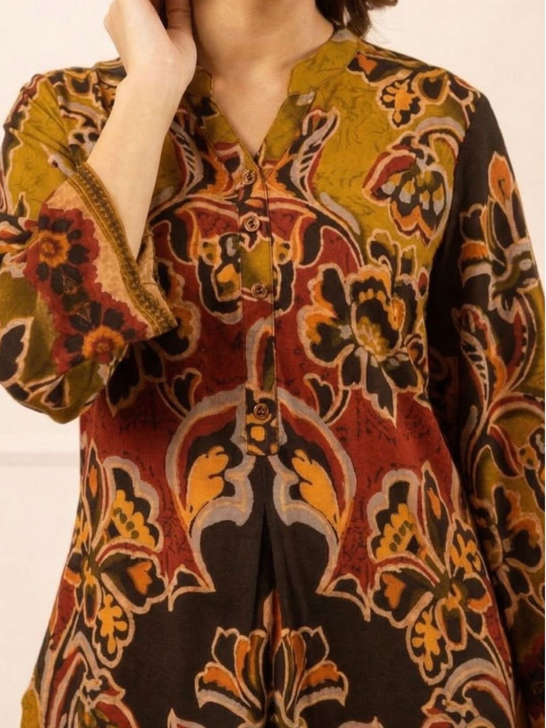 Karen russet printed Co-ord set
