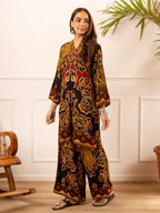Karen russet printed Co-ord set