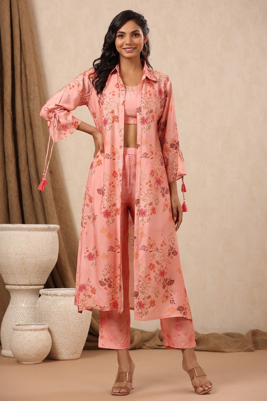 Wera Flamingo Cotton 3 pc Co-ord Set