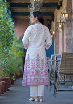Aranya Angel Embroidred Cotton Suit Set