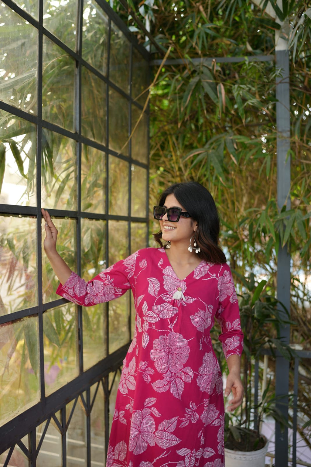 Iti Rose Printed Cotton Co-ord Set