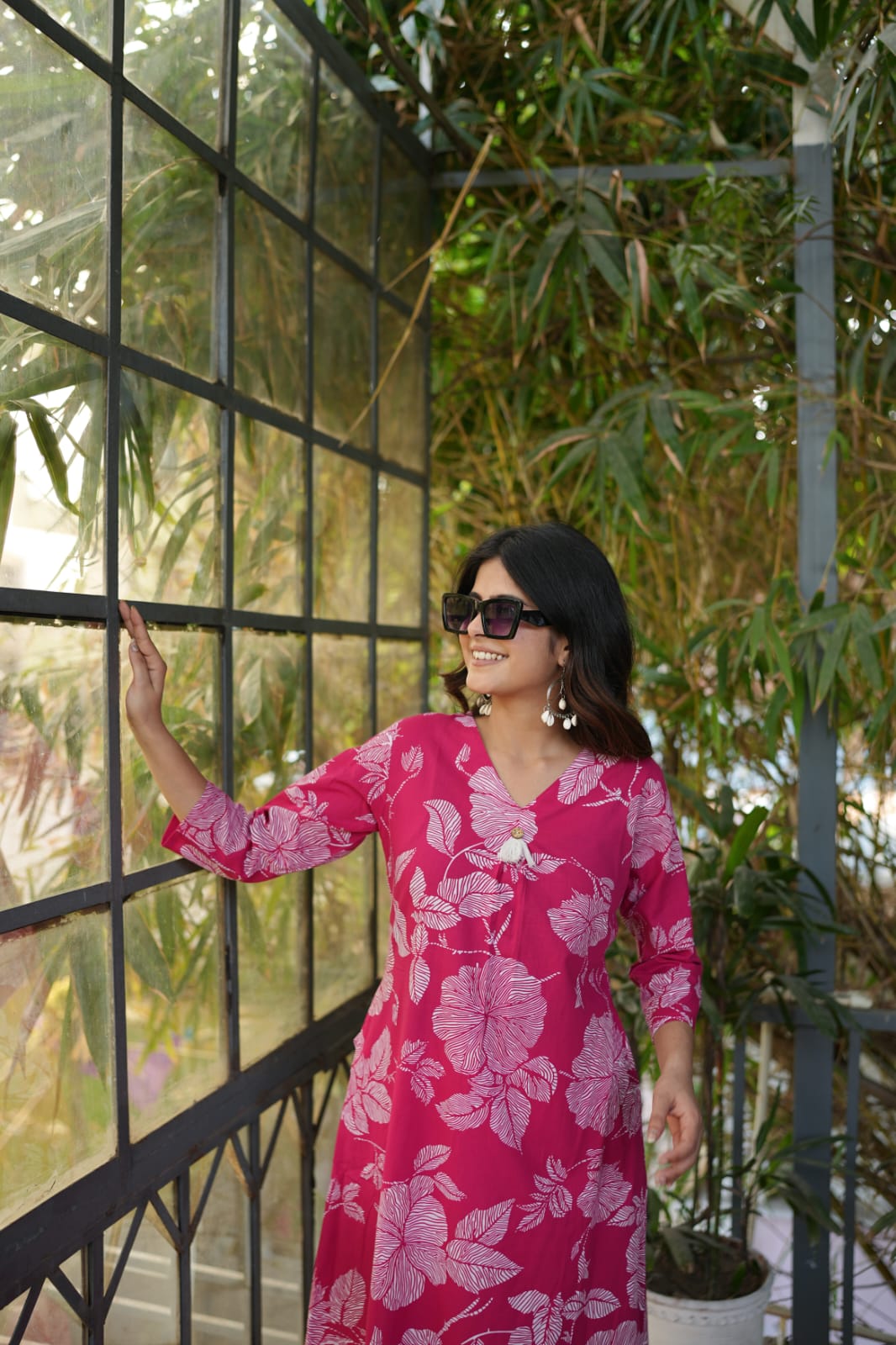 Iti Rose Printed Cotton Co-ord Set