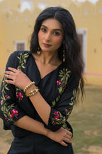 Mayri Sable embroidery jacket cotton co-ord set