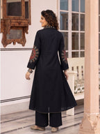 Karen ebony embroidery kurta pant set