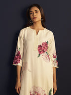 Itrh carnation cotton linen suit set