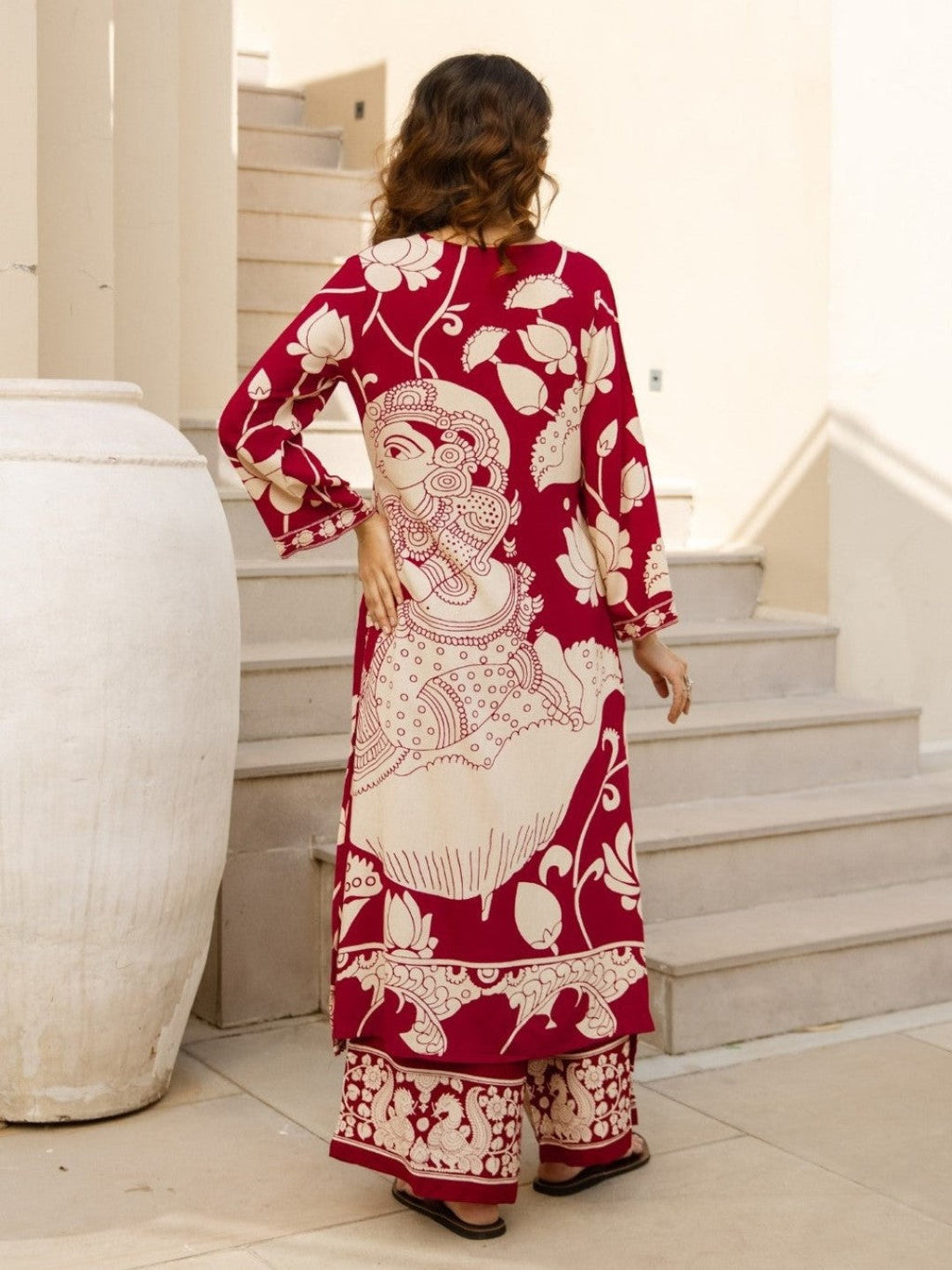 Karen persian cotton kurta pant set