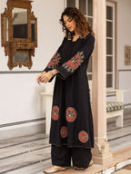 Karen ebony embroidery kurta pant set