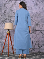 Rajhans Sky Embroidery Kurta Pant Set