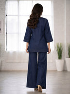 Prisha Denim Cotton co-ord set